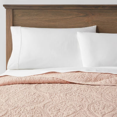 Garment Washed Paisley Stitch Quilt - Threshold