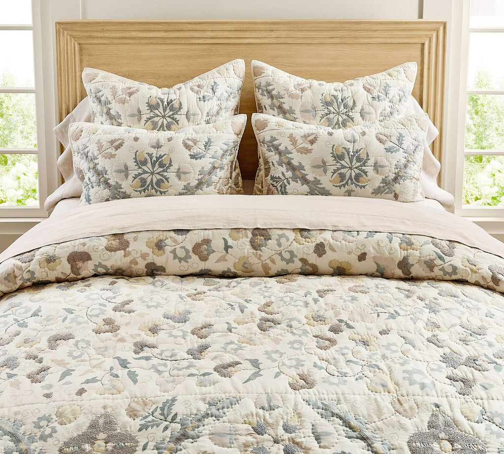 Pottery Barn - Molly Suzani Embroidered Quilt Sale